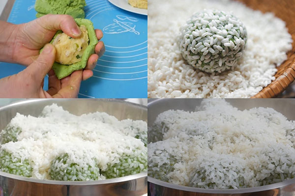 Bánh khúc Việt Trì khúc trắng4