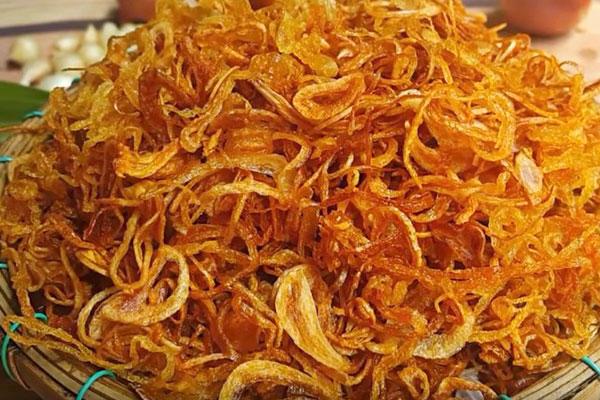 Hành phi sạch nhà - Gia vị không thể thiếu trong nhiều món ăn