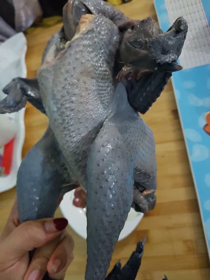 Gà H’mông nhồi xôi bắp