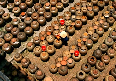 Cách người dân Hưng Yên làm ra tương bần