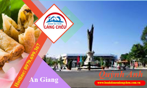 Mua bánh đa nem làng Chều ở An Giang