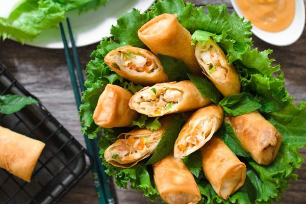 hướng dẫn làm món chả giò nấm