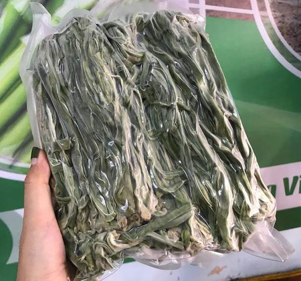 Bảo quản rau Tiến Vua khô