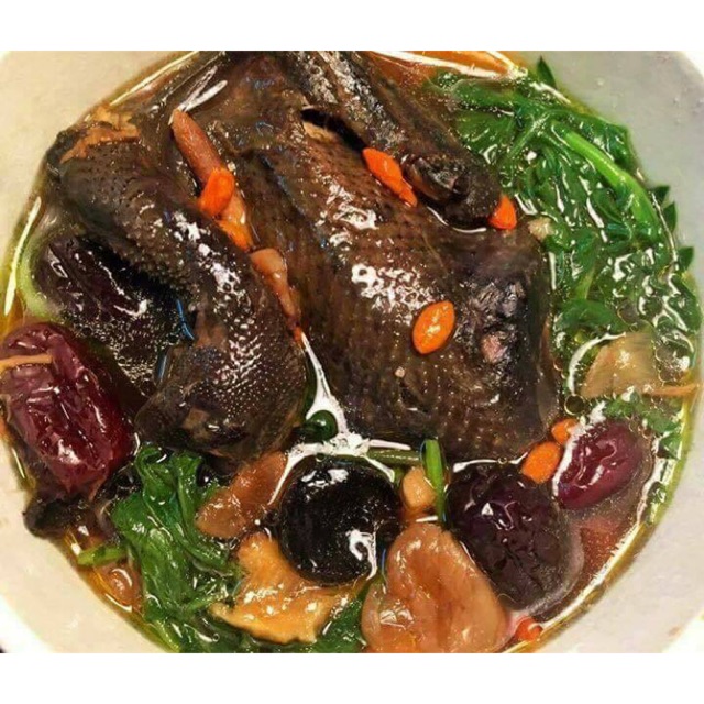Gà ác hầm tam thất