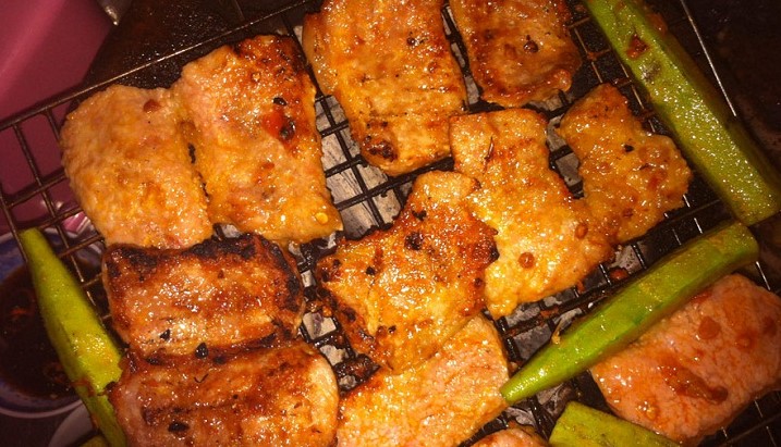 Nầm bò nướng sa tế